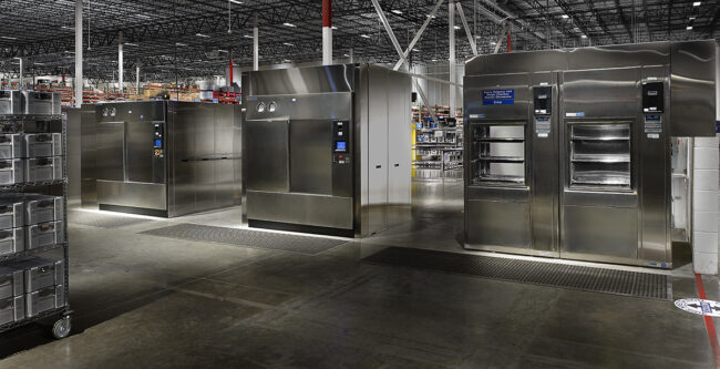 image inside a logistics warehouse