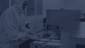 Millstone Medical’s ISO 7 cleanroom team assembling and validating sterile packaging for combination products.